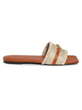 Women's Medusa Raffia Mules -...