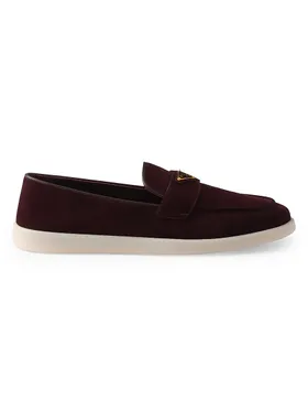 Women's Suede Loafers - Dark...