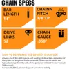 XIUUS-14" Chainsaw Chain fits...