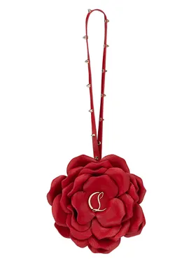 Women's Rose Bag Charm - Red