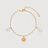 Gold Capri Keshi Pearl...