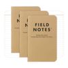 Field Notes Kraft Ruled 3-Pack