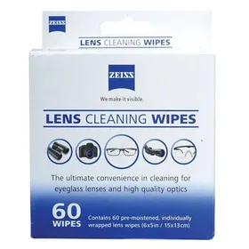 Zeiss Lens Wipes, 60 Pack