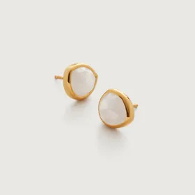 Siren Moonstone Stud...