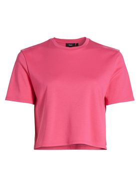 Women's Cotton Crop T-Shirt -...