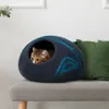 Meowfia Premium Felt Cat Cave...