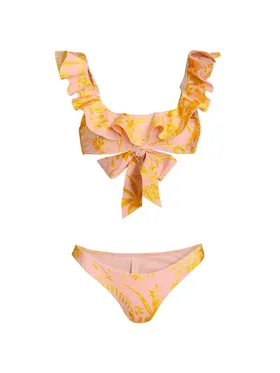 Women's Floral Frill Bikini...