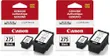 Canon PG-275 Black Ink Tank,...
