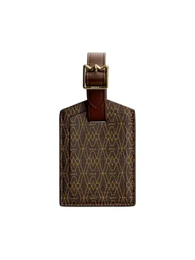 Signature Luggage Tag - Brown