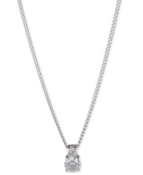 Crystal Pendant Necklace -...