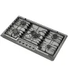 36 In. 5 Burners Recessed Gas...