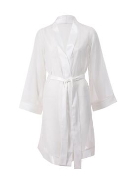 Women's Chiffon Short Robe -...