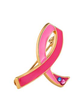 Women's Pink Ribbon Pin - Pink