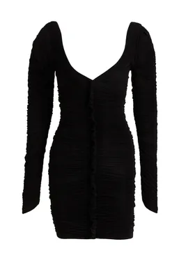Women's Ruched Long-Sleeve...