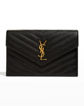 YSL Monogram Small Wallet on...