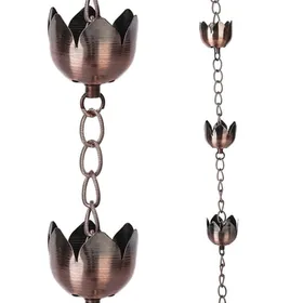 Rain Chains 72" Metal...