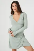 Women's Ruched Mini Wrap...
