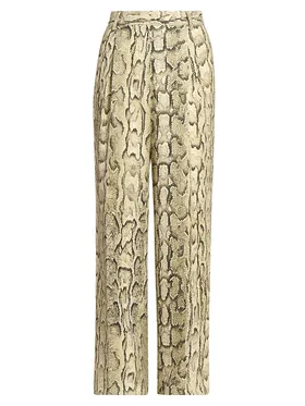 Women's Snakeskin-Print...
