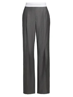 Women's Logo Waist Pinstripe...