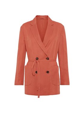 Women's Cotton Organza Blazer...