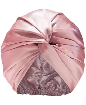 Slip Pure Silk Turban - Pink