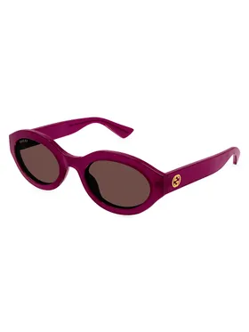 Women's Minimal GG 53MM Oval...