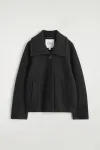 Oversized Boiled-Wool Jacket