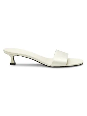 Women's Silk Kitten-Heel...