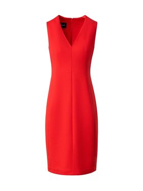 Women's V-Neck Wool Sheath...