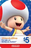 Nintendo - eShop $5 Gift Card...