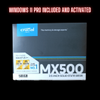 500GB Crucial MX500 SSD With...