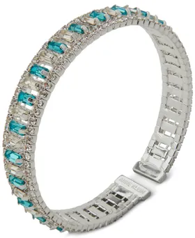 Anne Klein Silver-Tone Pave &...