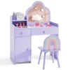 Costway - Kids Vanity Table...
