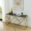 Modern Glass Console Table...