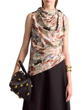 Women's Sleary Cowl Neck Top...