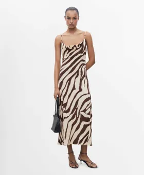Mango Women's Printed Midi...
