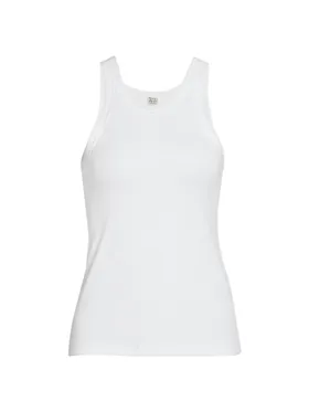 Women's Curved Rib Tank Top -...