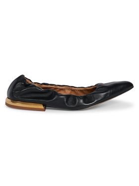 Women's Leather Ballet Flats...