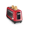Dash Clear View Toaster Red