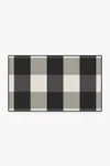 Outdoor Gingham Plaid Black &...