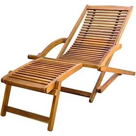 vidaXL Folding Deck Chair...
