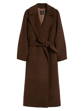 Women's Long Wool and Alpaca...