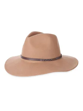 Women's Tack Wool Fedora -...