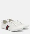 Gucci Flex suede-trimmed...