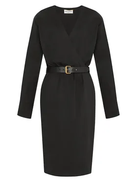 Women's Wrap Dress in Cotton...