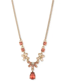 Givenchy Gold-Tone Crystal &...