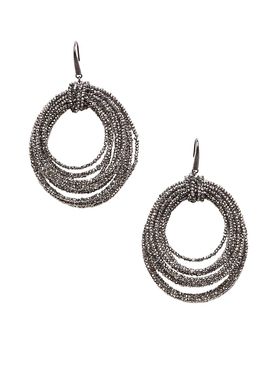 Women's Vetro Hoop Earrings -...