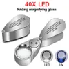 40X LED Folding Magnifying...
