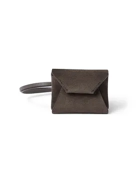 Women's Suede Bag Charm -...
