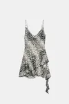 Zara - Asymmetric Printed...